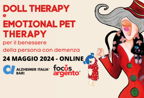 Corso terapia bambola - doll therapy e animali empatici e robotici - emotional pet benessere persona con demenza Alzheimer